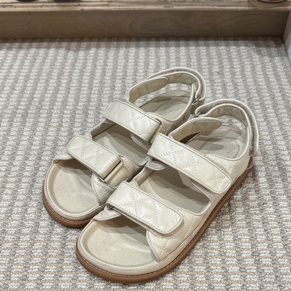 Chunky Cream Sandals